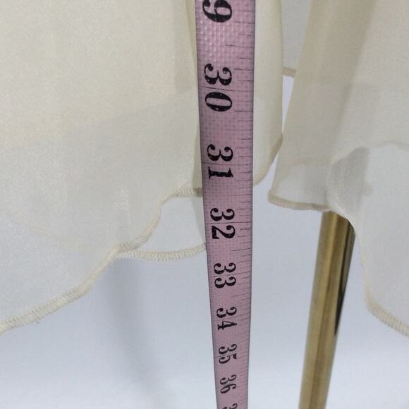 LULU'S XL Deluxe Vision Ivory and Black Tiered Bow Shift Mini Dress NWT B148 - Picture 4 of 8